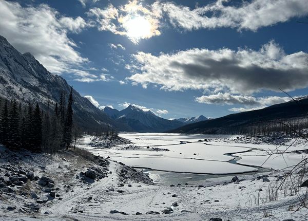 Medicine Lake. Wild Rose Country.